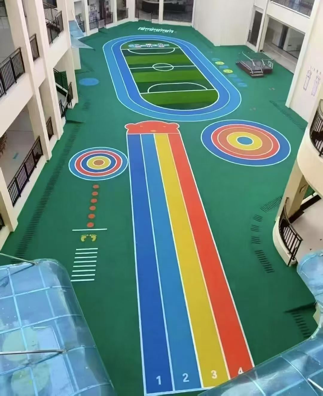 鹰潭市幼儿园塑胶跑道幼儿园塑胶跑道 - 方案